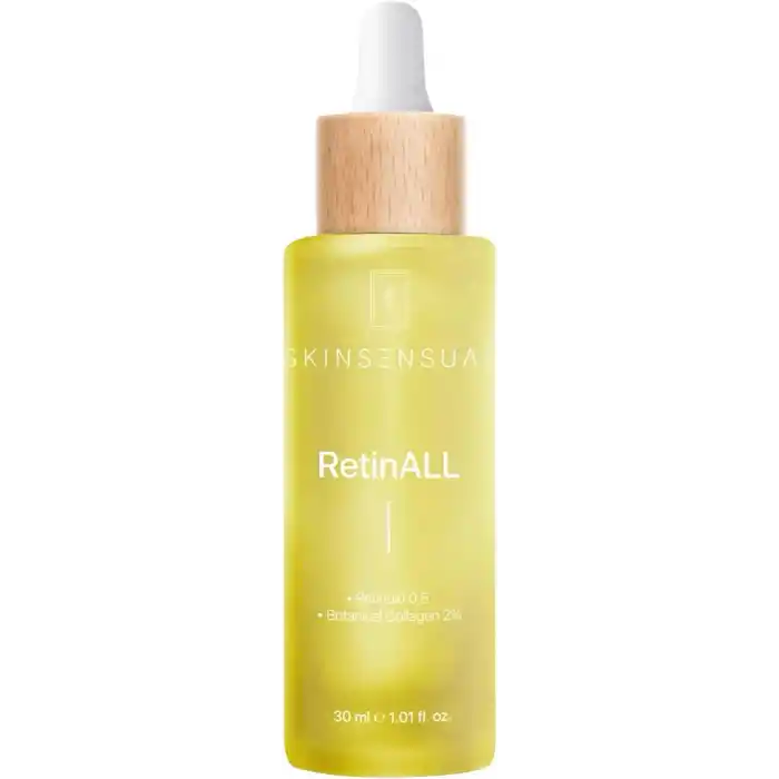 Skin Sensual RetinALL Yaşlanma Karşıtı Cilt Bakım Serumu 30 ml |%0,5 Retinoid &%2 Botanical Collagen | İnce Çizgi ve Kırışıklık Karşıtı Bakım