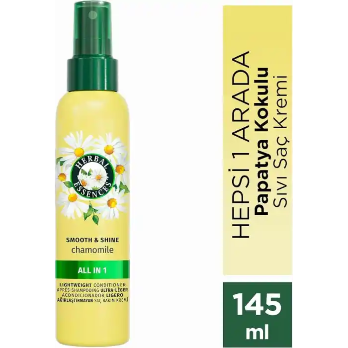 Herbal Essences Parlak ve Pürüzsüz Papatya Kokulu Hepsi Bir Arada Ağırlaştırmayan Sıvı Saç Kremi 145ml