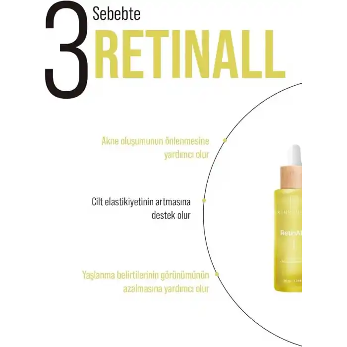 Skin Sensual RetinALL Yaşlanma Karşıtı Cilt Bakım Serumu 30 ml |%0,5 Retinoid &%2 Botanical Collagen | İnce Çizgi ve Kırışıklık Karşıtı Bakım