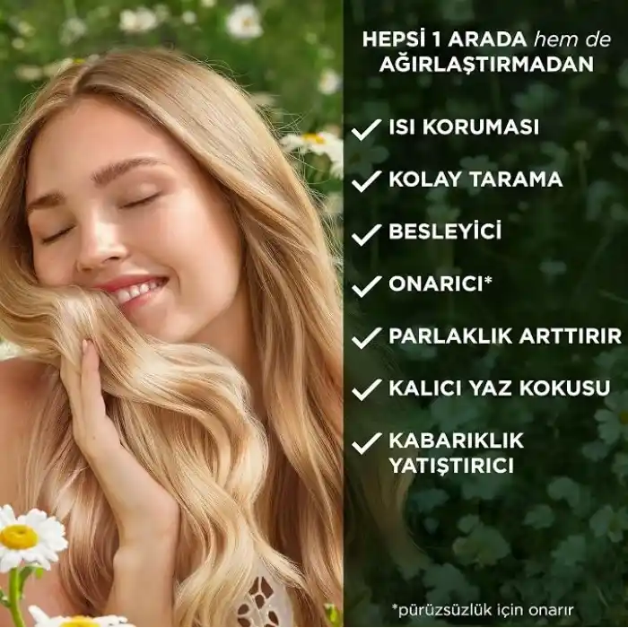 Herbal Essences Parlak ve Pürüzsüz Papatya Kokulu Hepsi Bir Arada Ağırlaştırmayan Sıvı Saç Kremi 145ml