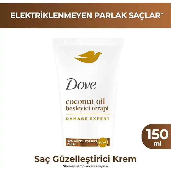Dove Saç Güzelleştirici Krem Coconut Oil Besleyici Terapi 150 ml