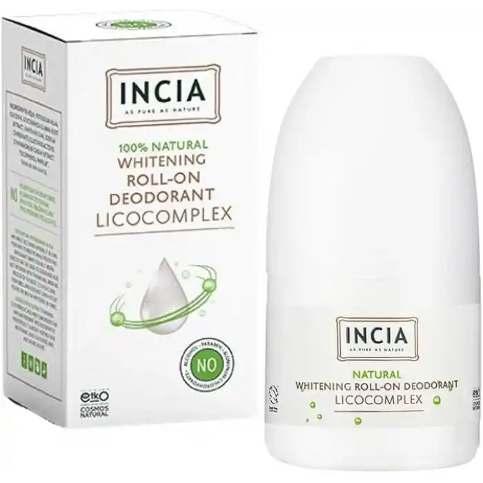 Incia Incia Natural Whitening Beyazlatıcı Kompleks Doğal Roll-On Deodorant 50ml 1 Paket