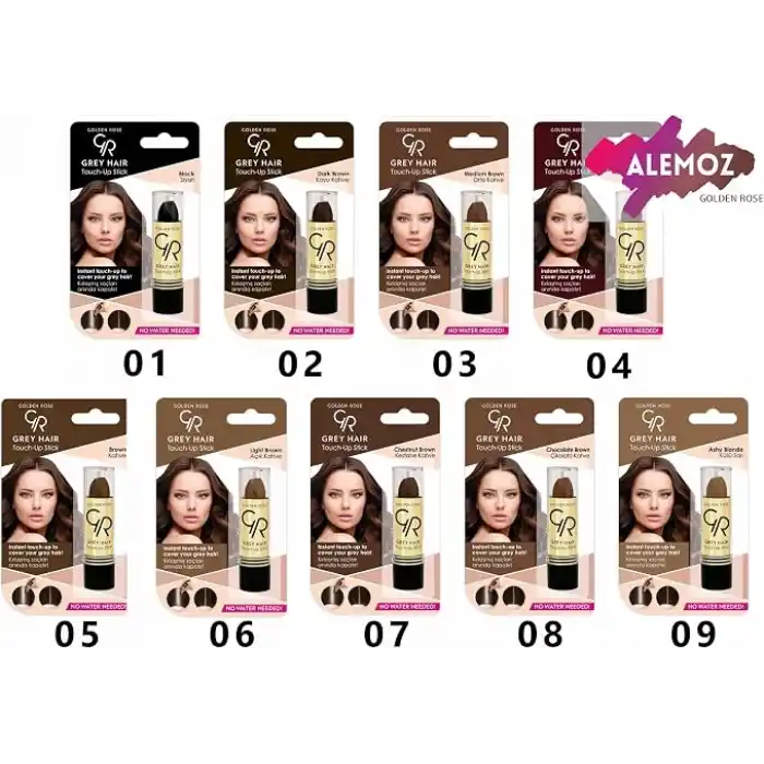 Golden Rose Grey Hair Touch-up Stick No: 02 Dark Brown - Beyaz Saç Kapatıcı - Koyu Kahve