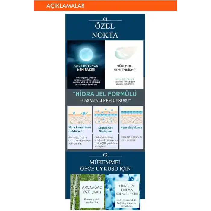 APIEU Nemlendirici Uyku Maskesi Apıeu Good Night Water Sleeping Mask