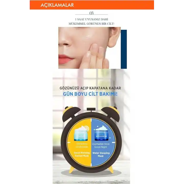 APIEU Nemlendirici Uyku Maskesi Apıeu Good Night Water Sleeping Mask