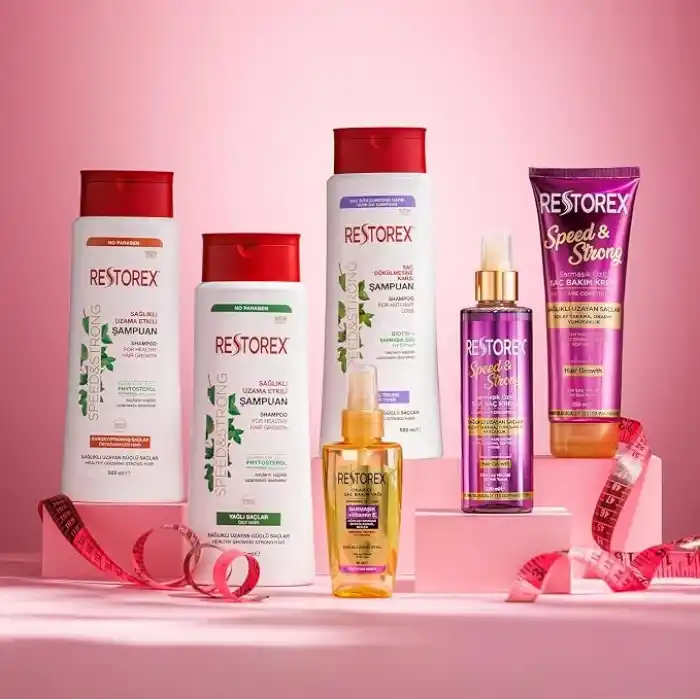 Restorex Kuru & Yıpranmış Saçlar İçin Şampuan 500 ml 2li paket