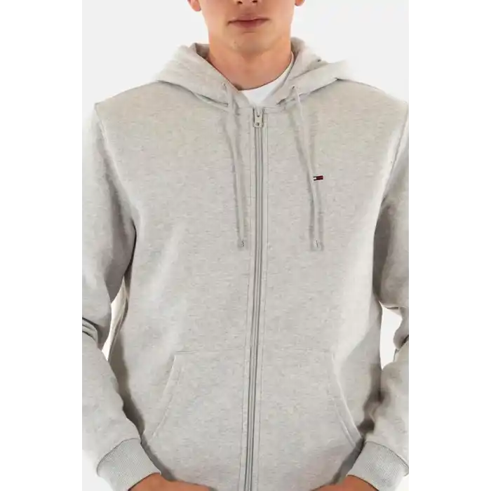 Tommy Jeans Erkek kapüşonlu sweatshirt, fermuarlı, bayrak, fermuarlı, Thru kapüşonlu