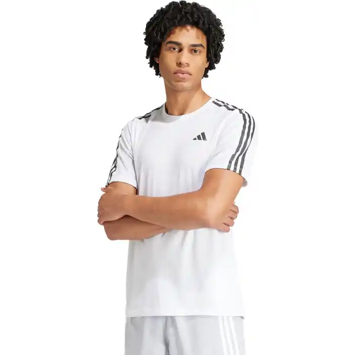 adidas Own The Run 3-Stripes Erkek Tişört
