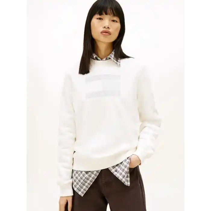 Tommy Hilfiger TJW REG TJ FLAG CREW Sweatshirt Kadın