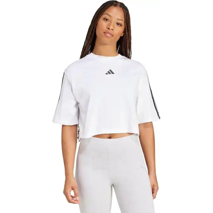 adidas Essentials 3-Stripes Cotton Loose Kadın Tişört