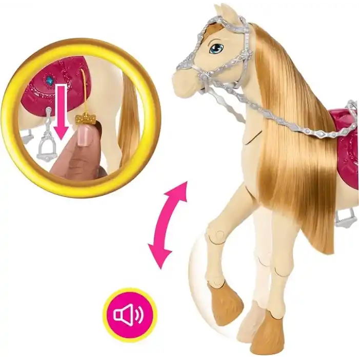 Barbie Great Horse Chase Barbie ve Dansçı Atı
