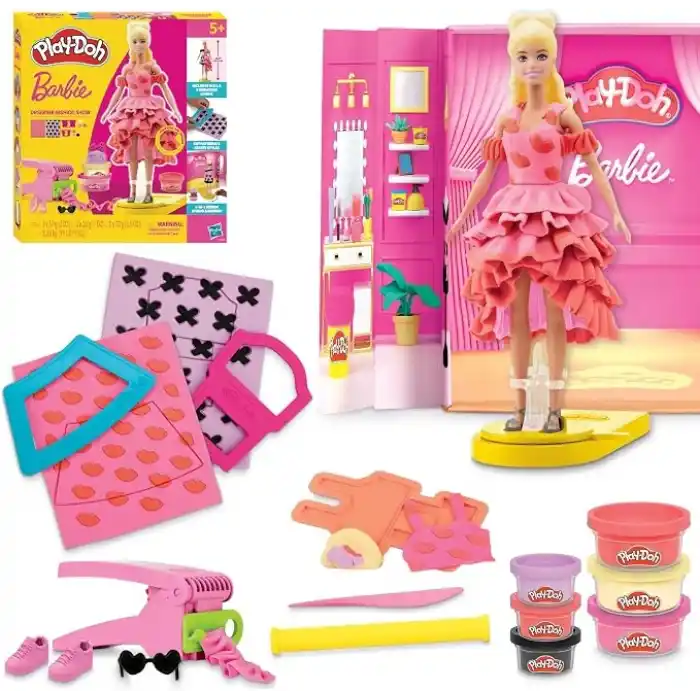 Play-Doh Barbie Tasarımcı Moda Gösterisi Oyun Seti