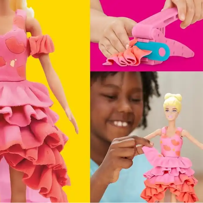 Play-Doh Barbie Tasarımcı Moda Gösterisi Oyun Seti