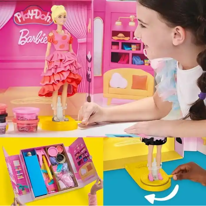 Play-Doh Barbie Tasarımcı Moda Gösterisi Oyun Seti
