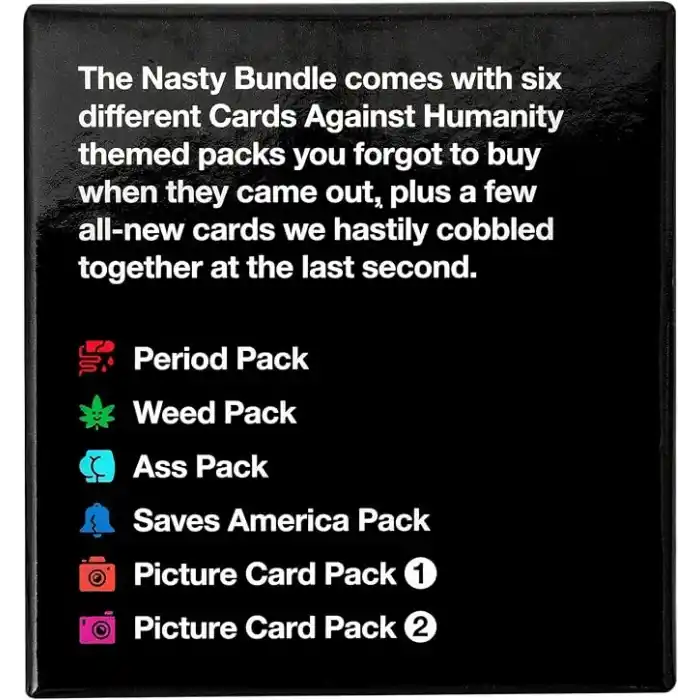 Cards Against Humanity İnsanlığa Karşı Kartlar: Nasty Bundle • 6 Temalı Paket + 10 Yeni Kart