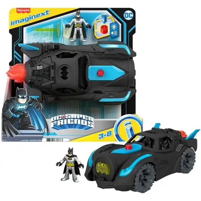 Fisher Price Imaginext® DC Super Friends™ Işıklı Ve Sesli Batmobil™
