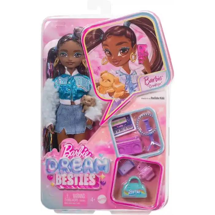 Barbie Dream Besties Ana Karakter Bebeklers Brooklyn, Oyuncak
