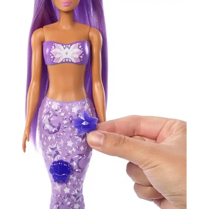 Barbie Color Reveal bebek ve aksesuarlar, Renk değişimi dahil 6 sürprizi ve balondan mini hayvan figürüyle, Balondan Hayvan Figürleri serisi (Stiller çeşitlilik gösterebilir), JFV58