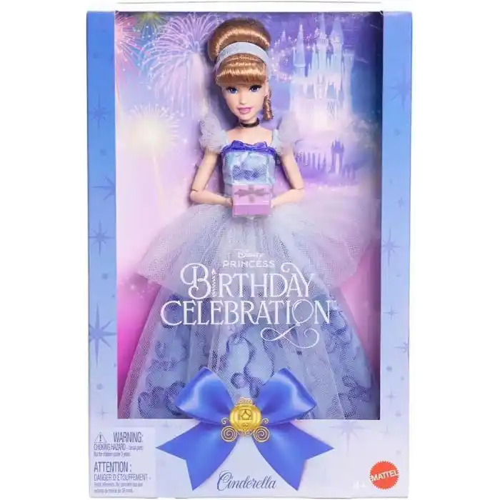 Mattel Disney Prenses Külkedisi Doğum Günü Koleksiyonluk Moda Bebek, Disney Filminden Esinlenmiştir, Çocuklar ve Koleksiyonerler için Özel Gün Hediyeleri