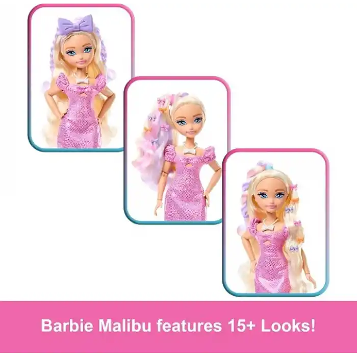 Barbie Dream Besties™ Barbie ile Hazırlan Malibu™ Bebek ve Aksesuarları