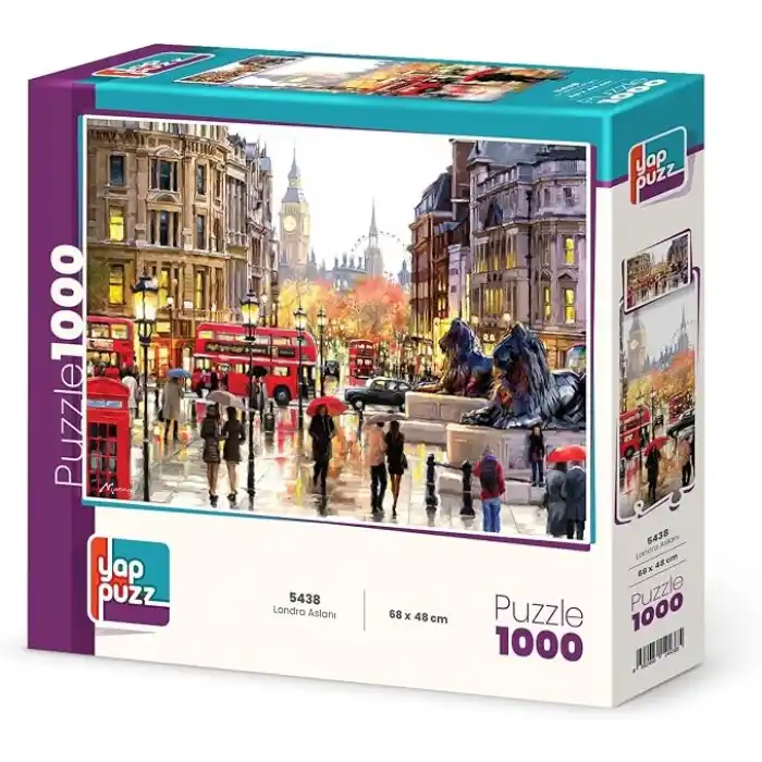 Yappuzz Londra Aslanı 1000 Parça Puzzle