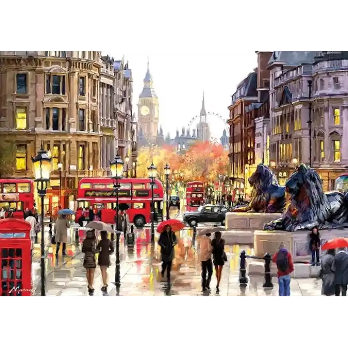 Yappuzz Londra Aslanı 1000 Parça Puzzle