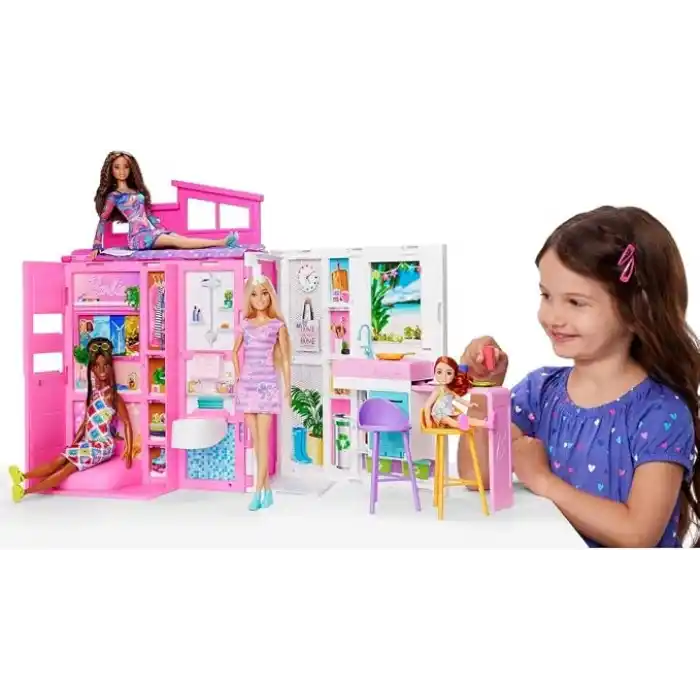 Barbie®nin Yeni Portatif Evi 2024 (Bebek Dahil)