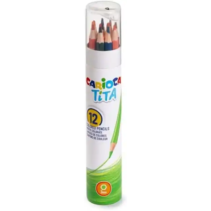 Carioca Tita Kuru Boya Kalemi 12Li (Tüpte)