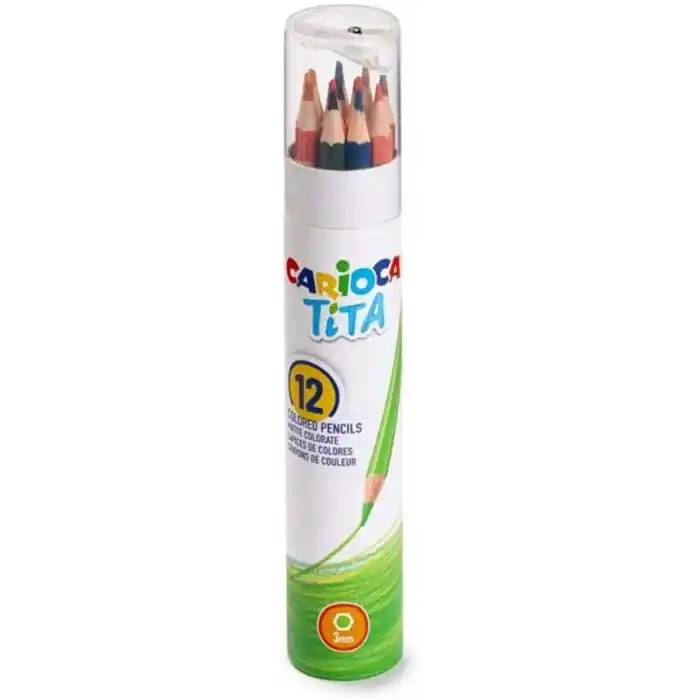 Carioca Tita Kuru Boya Kalemi 12Li (Tüpte)
