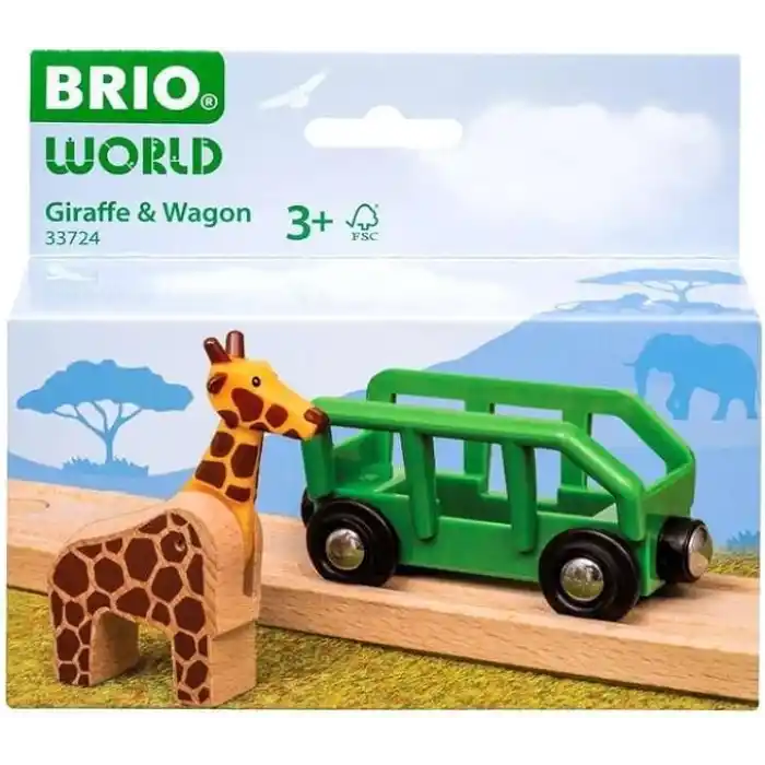 BRIO Tren 33724 - Zürafa arabası