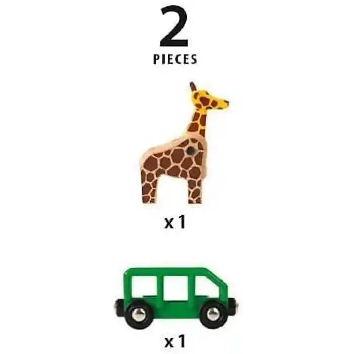 BRIO Tren 33724 - Zürafa arabası