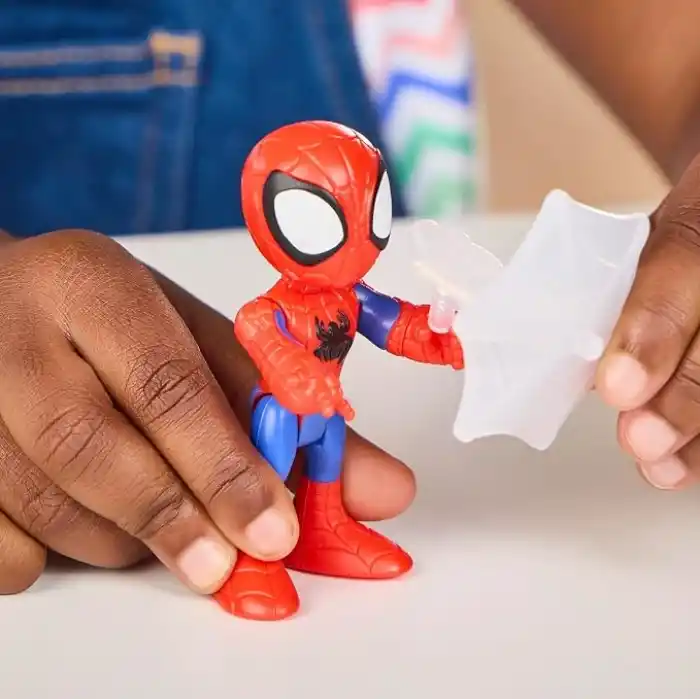 Marvel Spidey and His Amazing Friends Spidey Web Crawler Aksiyon Figürü ve Oyuncak Araba