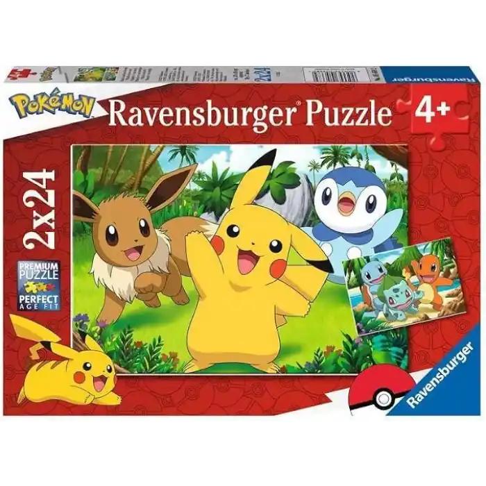 Ravensburger 2x24 Parça Pokemon Puzzle