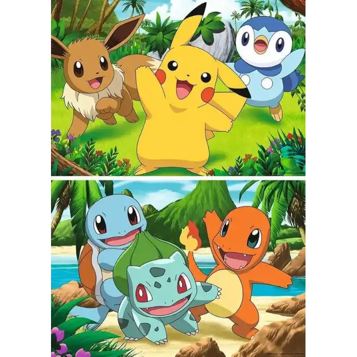 Ravensburger 2x24 Parça Pokemon Puzzle