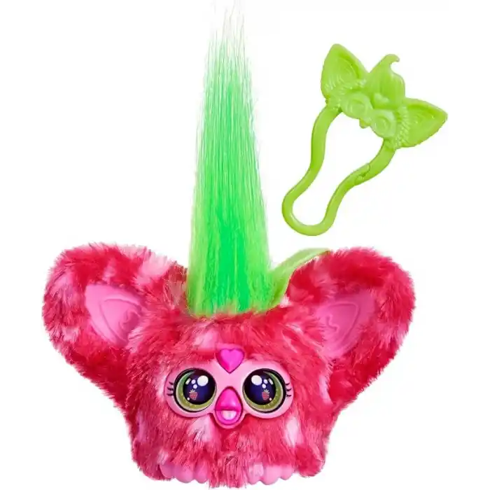 Furby Furblets Ber-Ree Mini Pelüş, Çilek Teması, Kırmızı, Müzik ve Sesler, 6 Yaş ve Üzeri için Oyuncak Yiyecekler