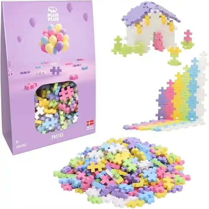 Plus Plus Klocki Mini pastelowe 300 elementów w opakowaniu [KLOCKI]