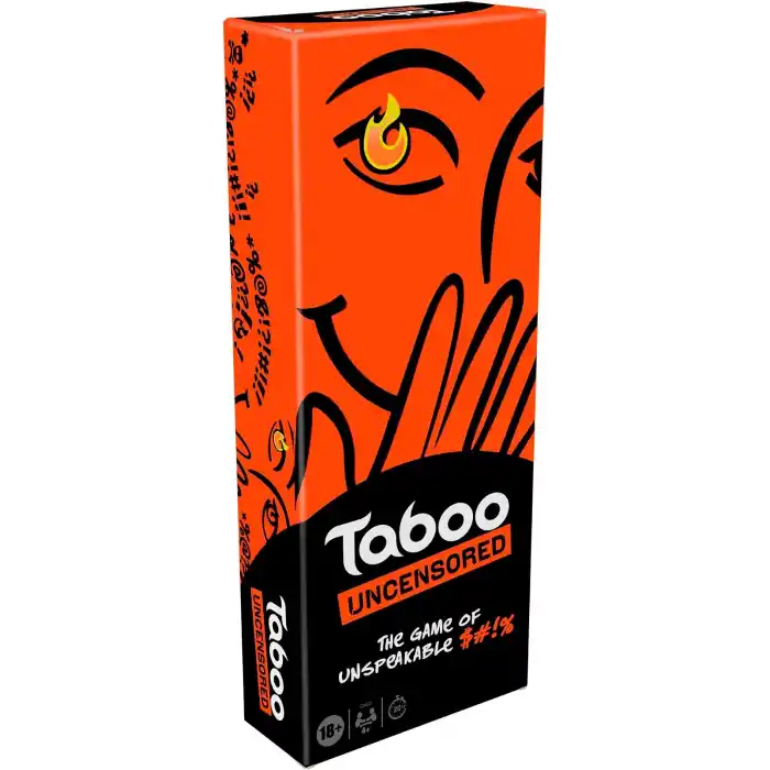 Taboo Sansürsüz Tabu Parti Oyunu | Sadece Yetişkinlere Özel | İngilizce Versiyonu | 18 Yaş ve Üzeri | 4+ Oyuncu | Yaklaşık 20 Dakika | Yetişkinler İçin Grup Oyunu