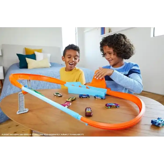 Hot Wheels Rapid Raceway Şampiyon Oyun Seti Hot Wheels Şampiyonluk Parkuru Yarış Seti - Hızlı Parkur GJM75 GJM75