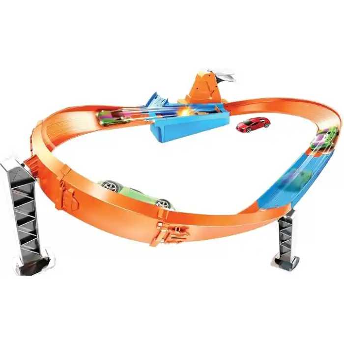 Hot Wheels Rapid Raceway Şampiyon Oyun Seti Hot Wheels Şampiyonluk Parkuru Yarış Seti - Hızlı Parkur GJM75 GJM75