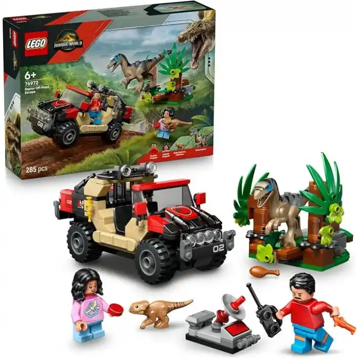 LEGO Jurassic World Raptor Arazi Kaçışı 76972