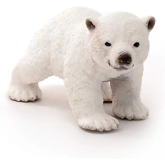 Schleich 14708 Yavru Kutup Ayısı, Beyaz