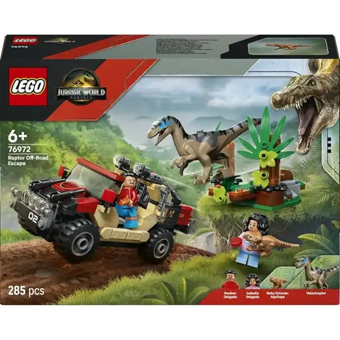 LEGO Jurassic World Raptor Arazi Kaçışı 76972