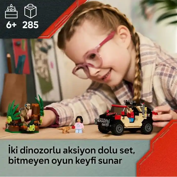 LEGO Jurassic World Raptor Arazi Kaçışı 76972