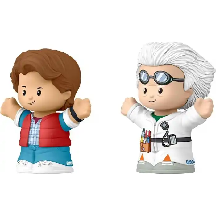 Film hayranları için Little People Collector Geleceğe Dönüş özel seri seti, sergilenmeye uygun paket içinde 2 figür, JFD74