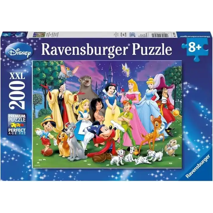 Ravensburger 200 Parça W. Disney Karakterleri Puzzle