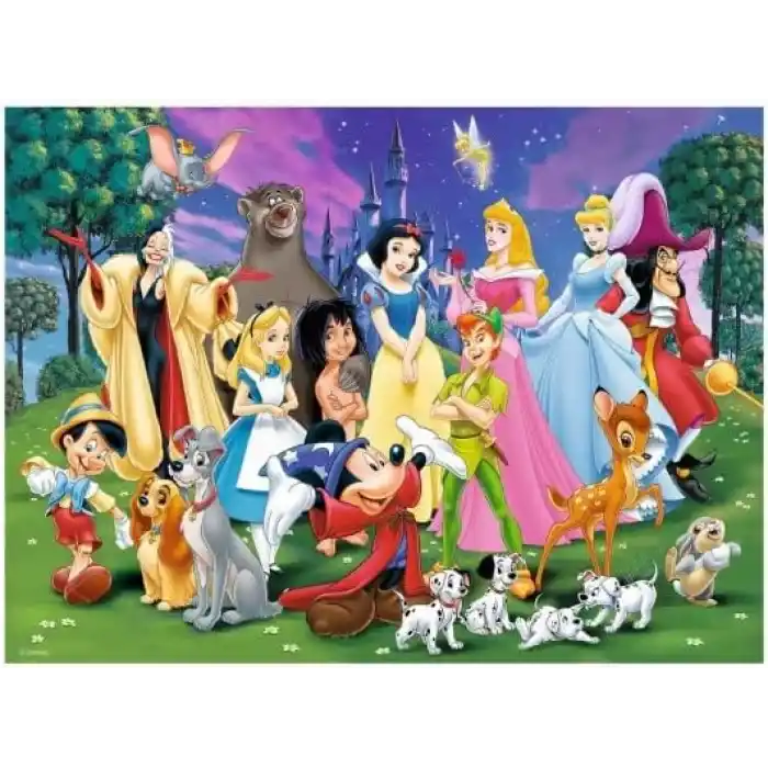 Ravensburger 200 Parça W. Disney Karakterleri Puzzle