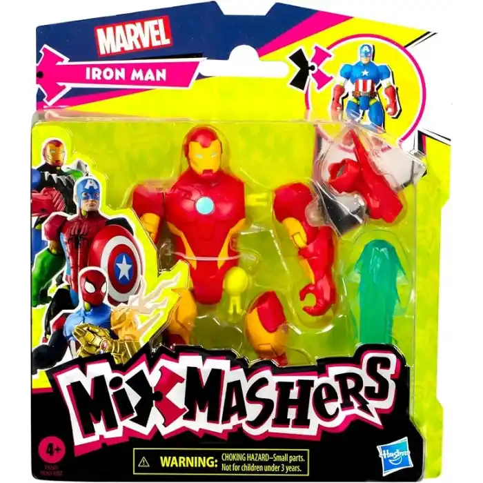 MixMashers Marvel Iron Man Avengers Karıştır ve Eşleştir Aksiyon Figürü ve Aksesuarları