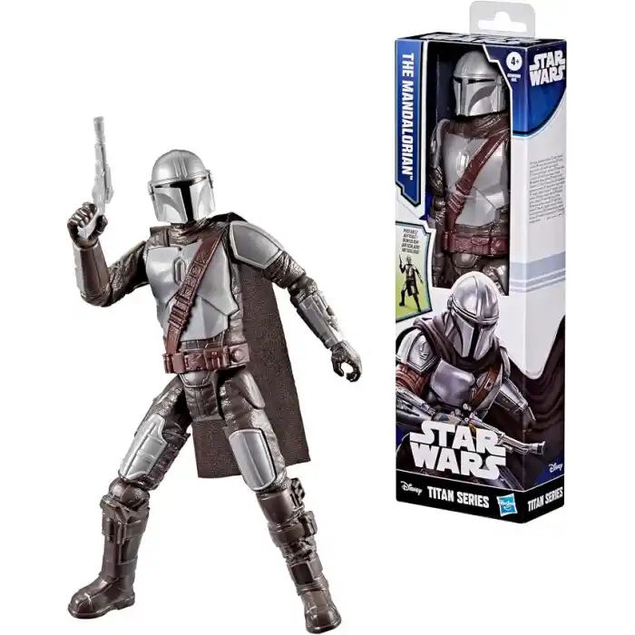 Star Wars Epic Series The Mandalorian, 30 cmlik Aksiyon Figürü ve Aksesuarı, 4 Yaş ve Üzeri Kız ve Erkek Çocuklar İçin Oyuncaklar
