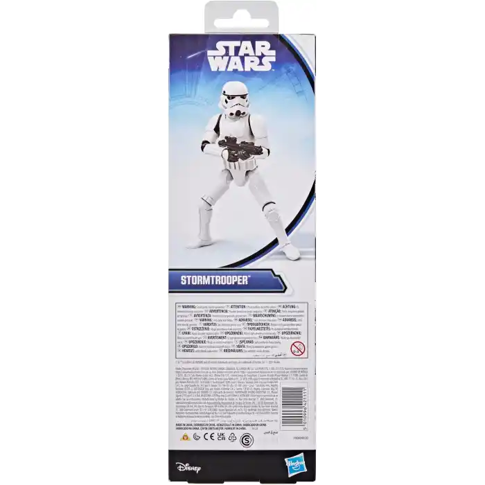 Star Wars Titan Serisi Stormtrooper, 30 cmlik Aksiyon Figürü ve Aksesuar, 4 Yaş ve Üzeri Kız ve Erkek Çocuklar İçin Oyuncaklar