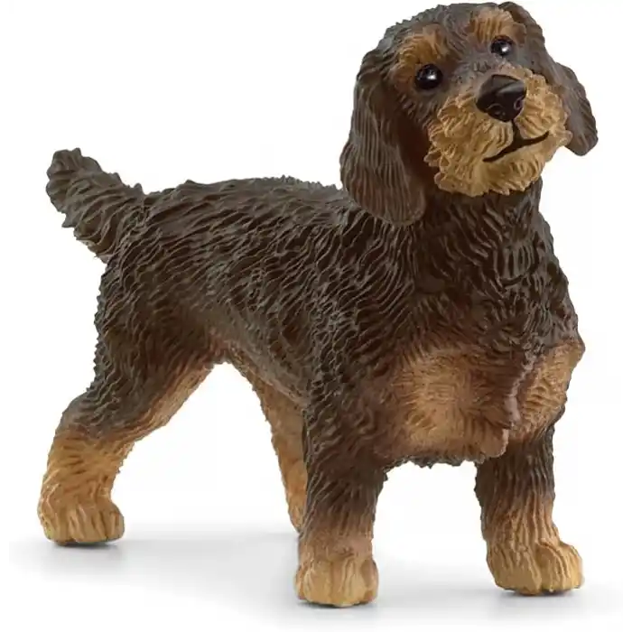 SCHLEICH Tel Tüylü Dachshund, Oyuncak Figür